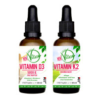 DOPPELPACK: MeinVita Vitamin D3 Tropfen + MeinVita Vitamin K2 Tropfen